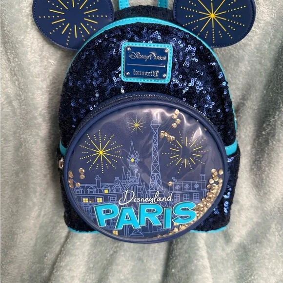 Disney Parks Mickey Ears Disney Paris NWT Disney Parks Rare Paris Pink Tinkerbell Mickey Mouse Minnie  main image 2